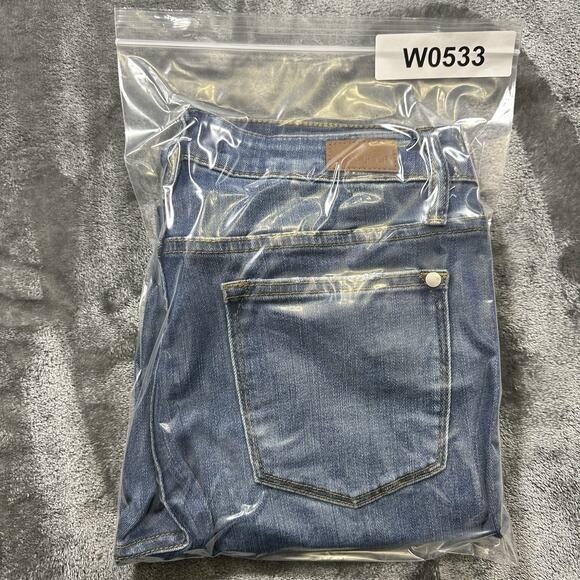 Judy Blue Jeans Women’s 29 Blue Relaxed Fit Denim Straight Casual Pants - Picture 11 of 11